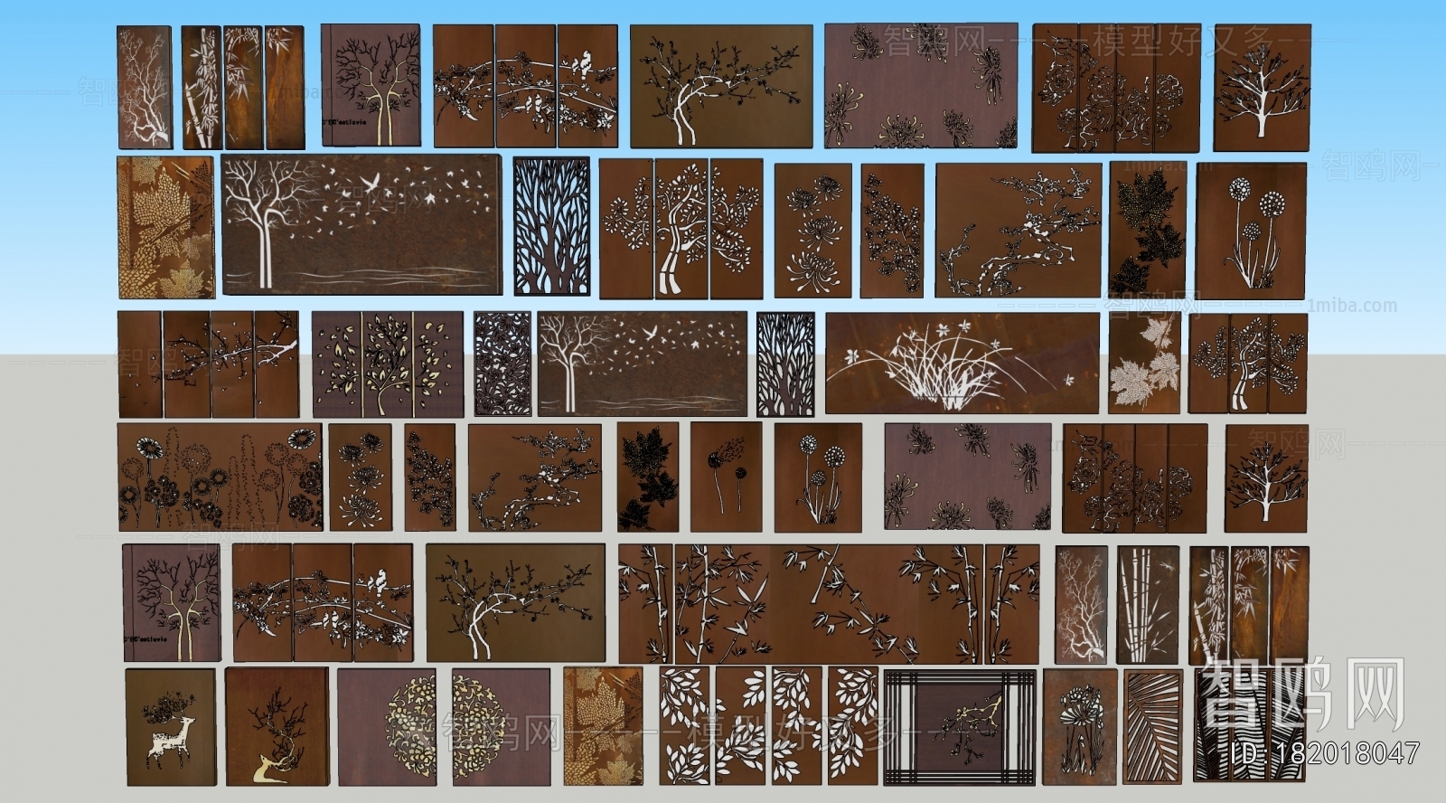 New Chinese Style Landscape Wall