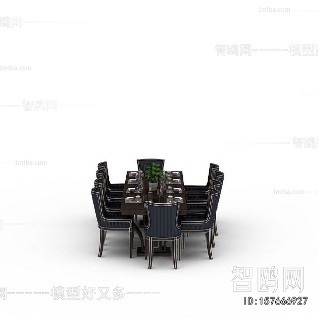 European Style Dining Table And Chairs