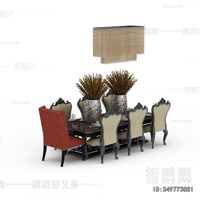 American Style Dining Table And Chairs