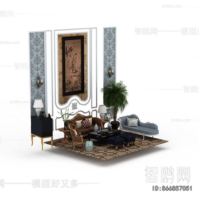 European Style Sofa Combination