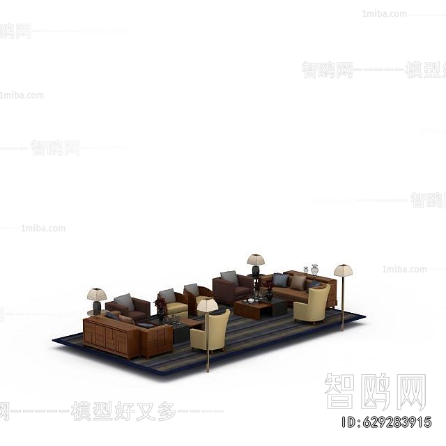 Simple European Style Sofa Combination