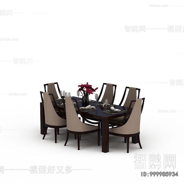 American Style Dining Table And Chairs