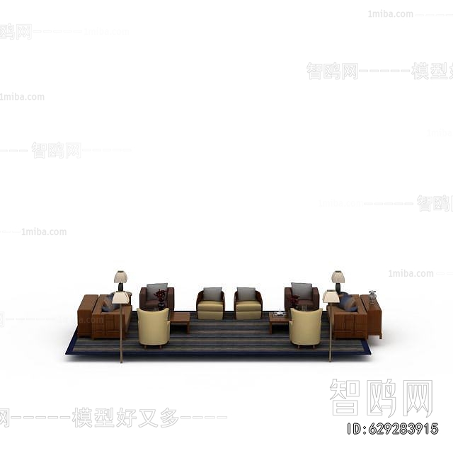 Simple European Style Sofa Combination