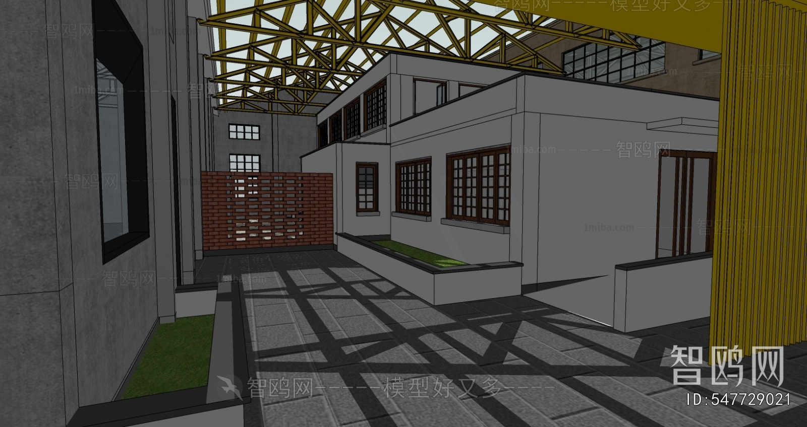 Industrial Style Architecture Of Artistic Style