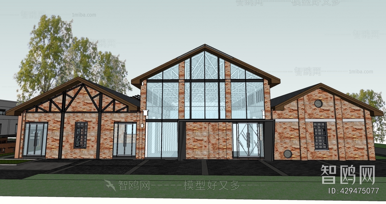 Industrial Style Architecture Of Artistic Style