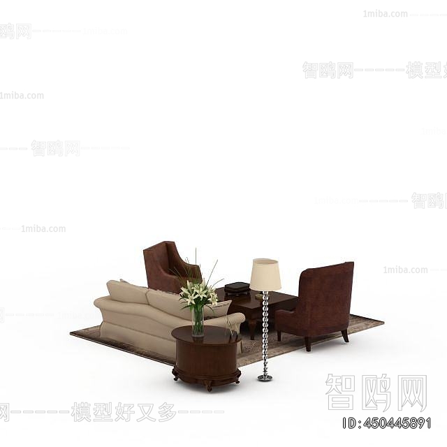 Simple European Style Sofa Combination