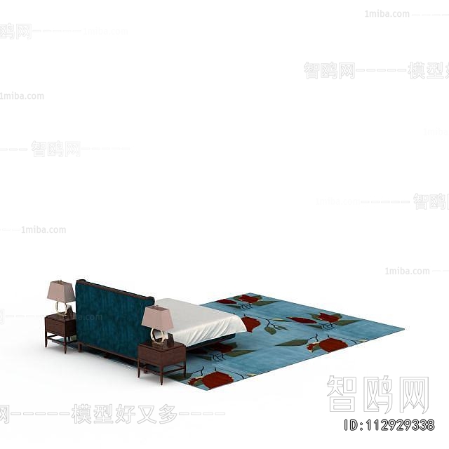 Mediterranean Style Double Bed