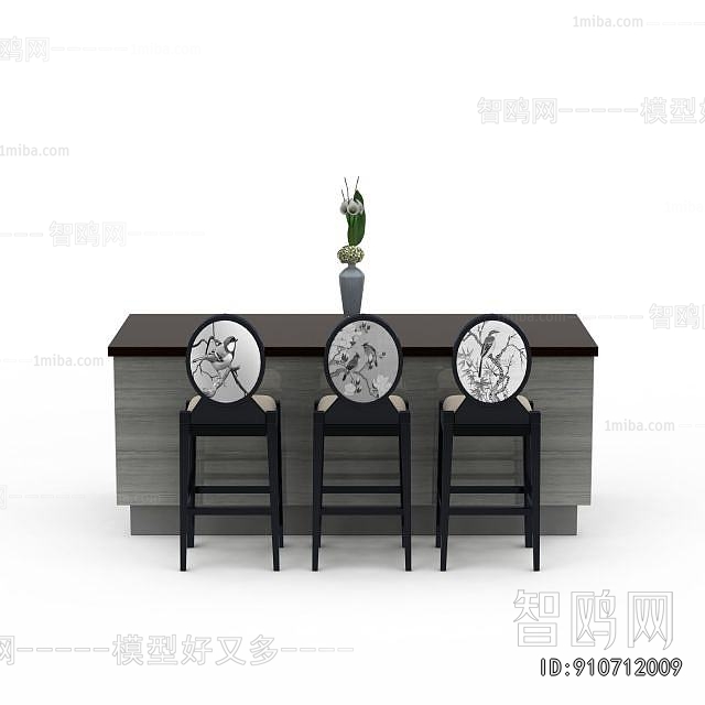 New Chinese Style Side Cabinet