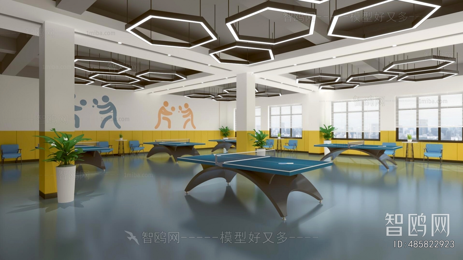 Modern Table Tennis Arena