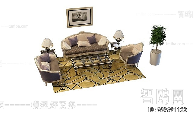 European Style Sofa Combination