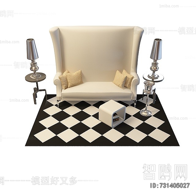 Simple European Style Multi Person Sofa