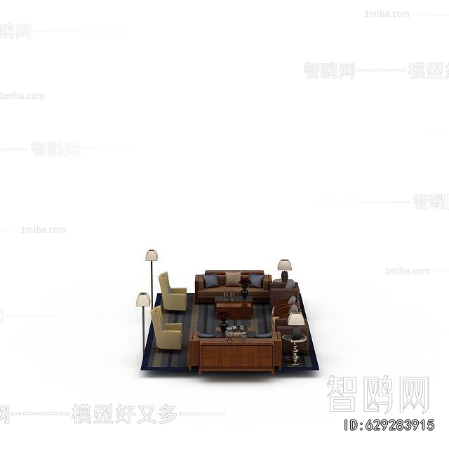 Simple European Style Sofa Combination