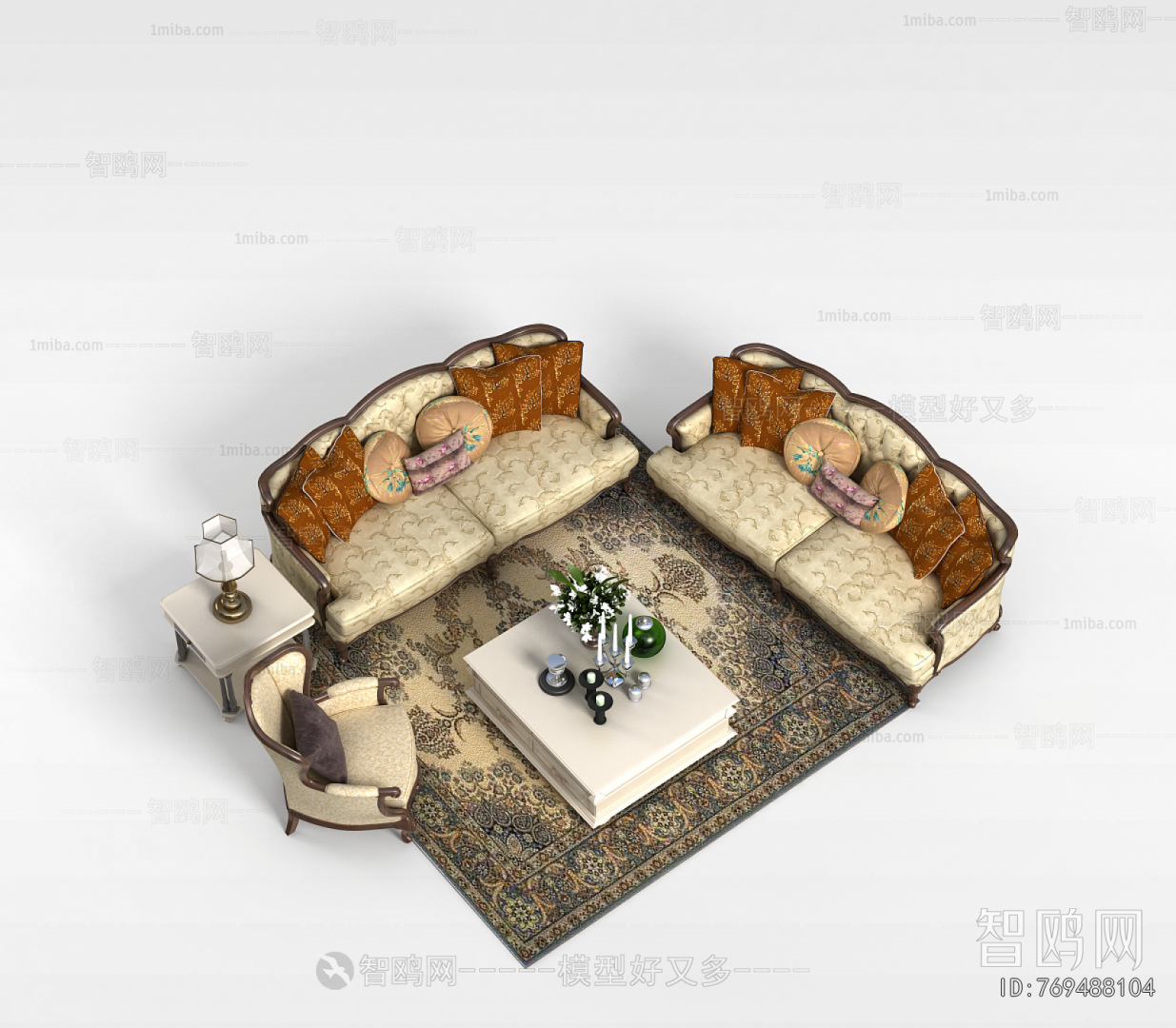 European Style Sofa Combination