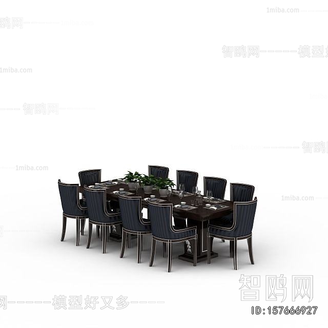 European Style Dining Table And Chairs