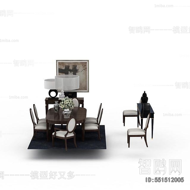 American Style Dining Table And Chairs