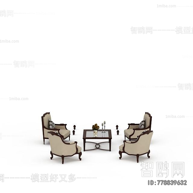 European Style Single Sofa