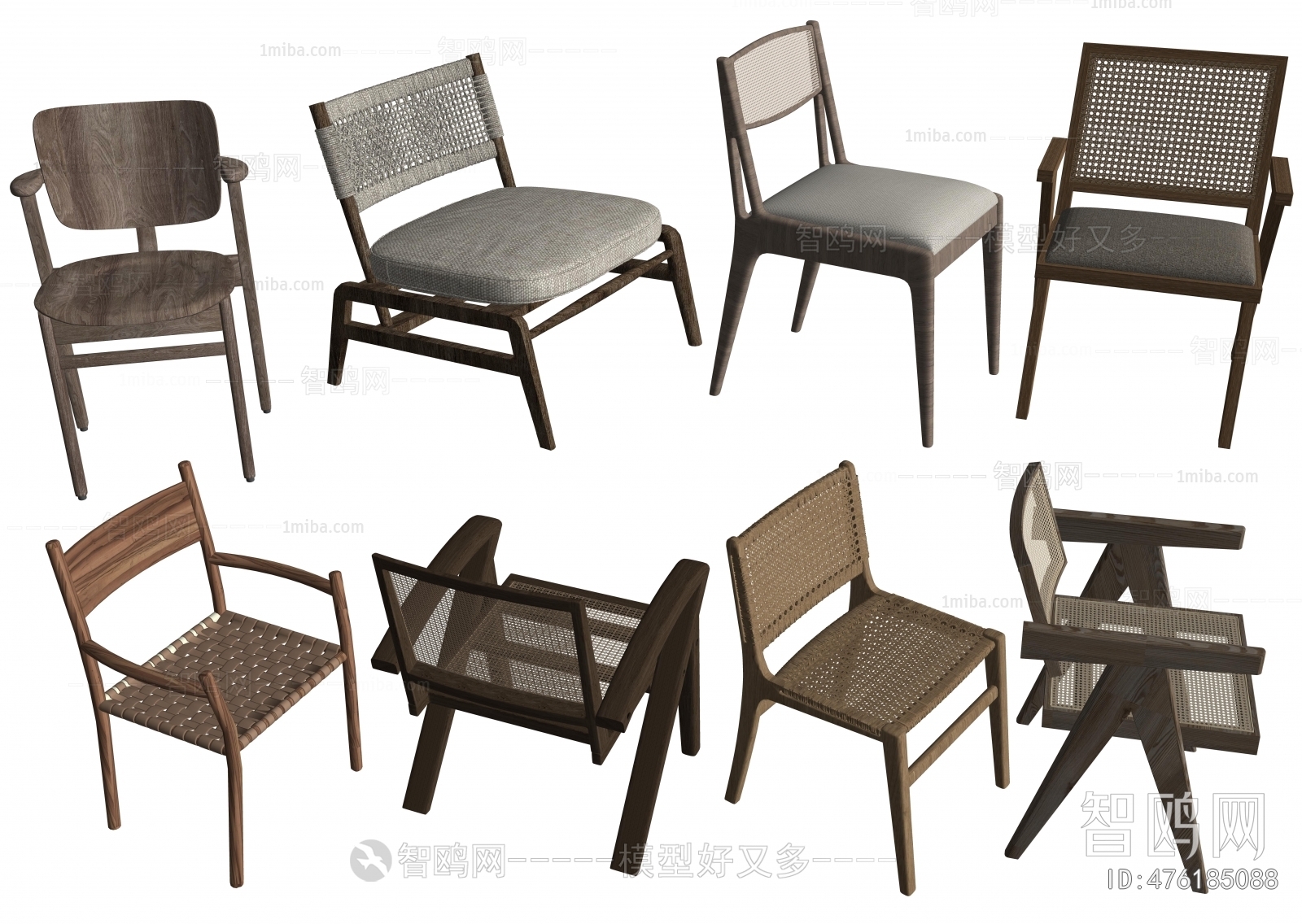 Wabi-sabi Style Lounge Chair