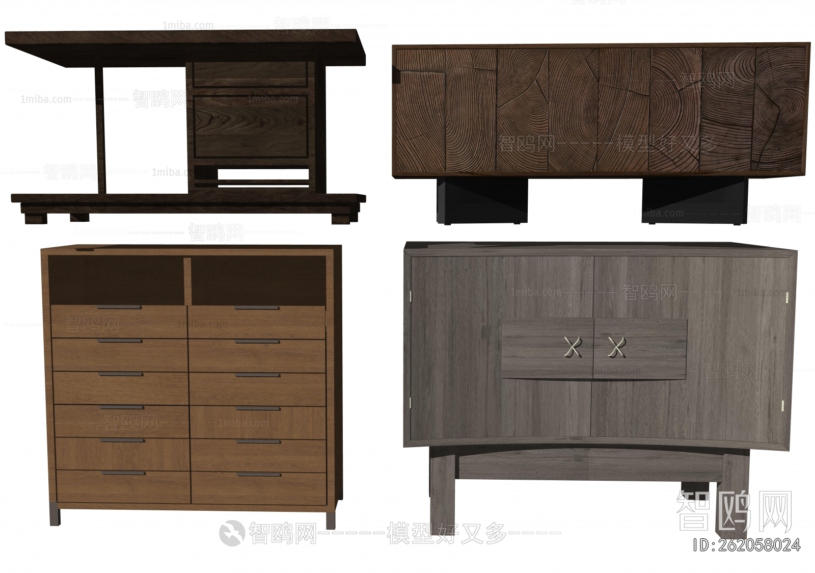 Retro Style Side Cabinet