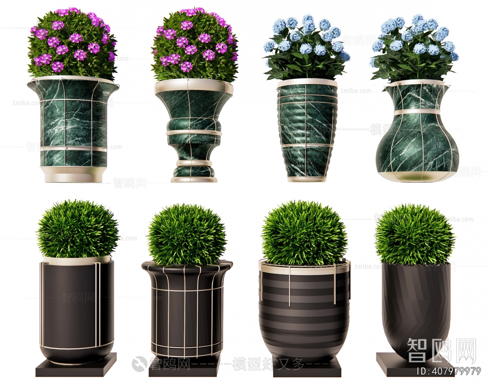 Modern Flower Bed, Flower Bowl, Flower Box