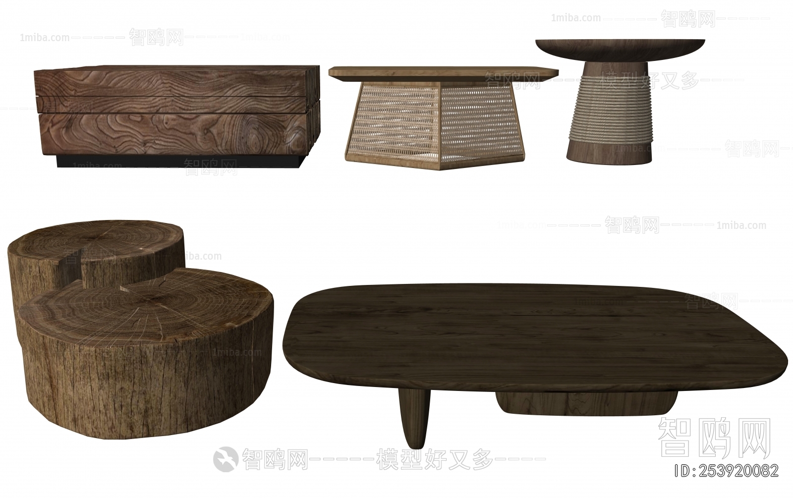 Wabi-sabi Style Coffee Table