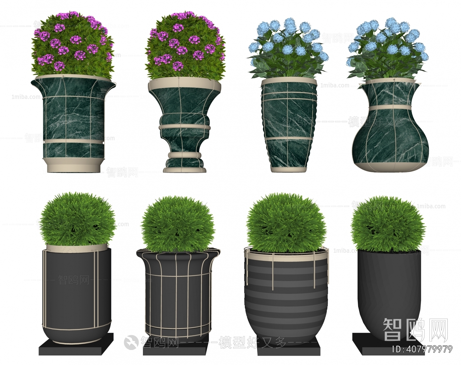 Modern Flower Bed, Flower Bowl, Flower Box