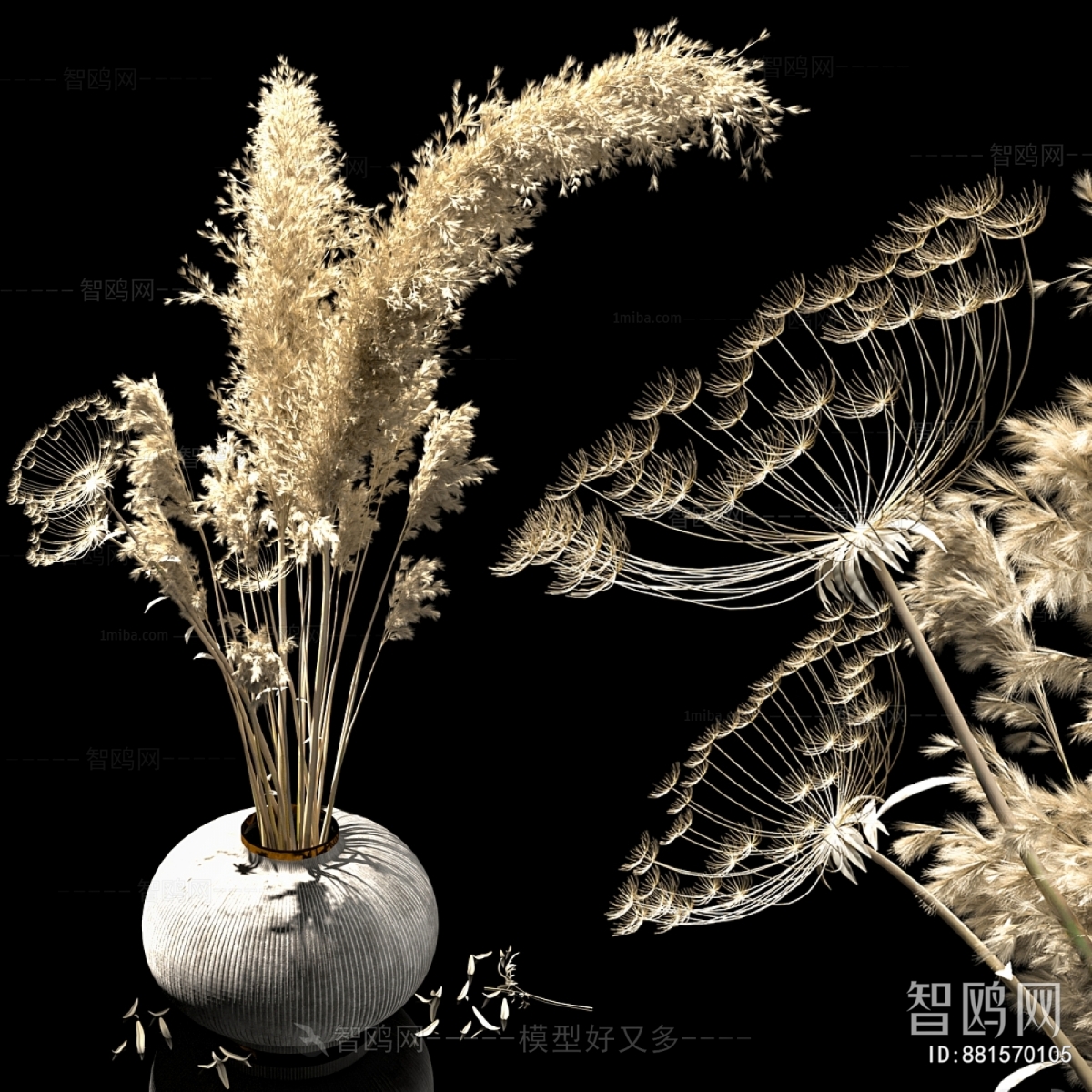 Wabi-sabi Style Dried Branch