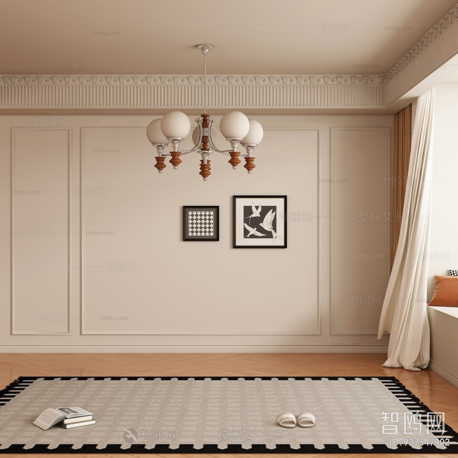 French Style TV Wall