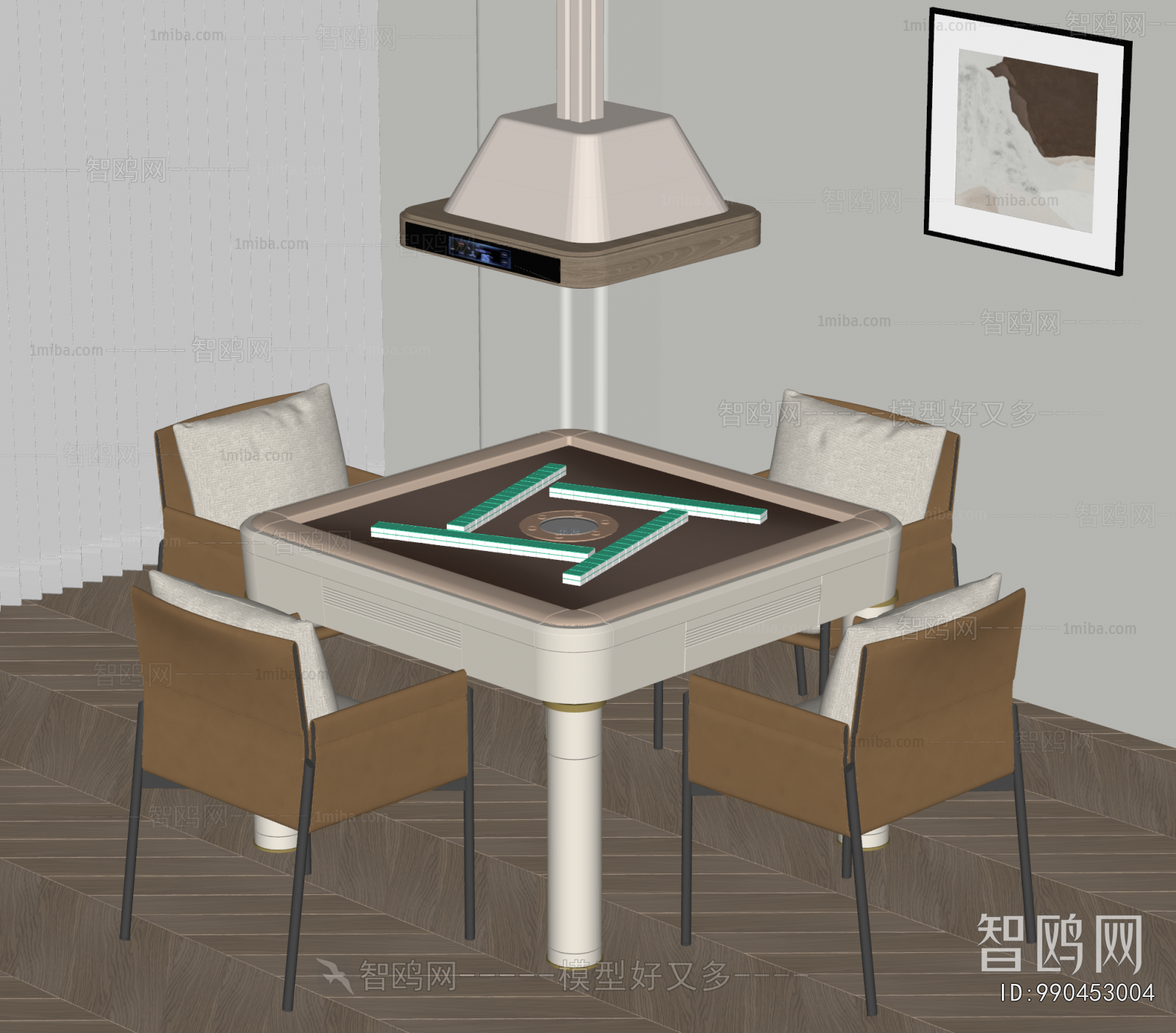 Modern Mahjong Tables And Chairs
