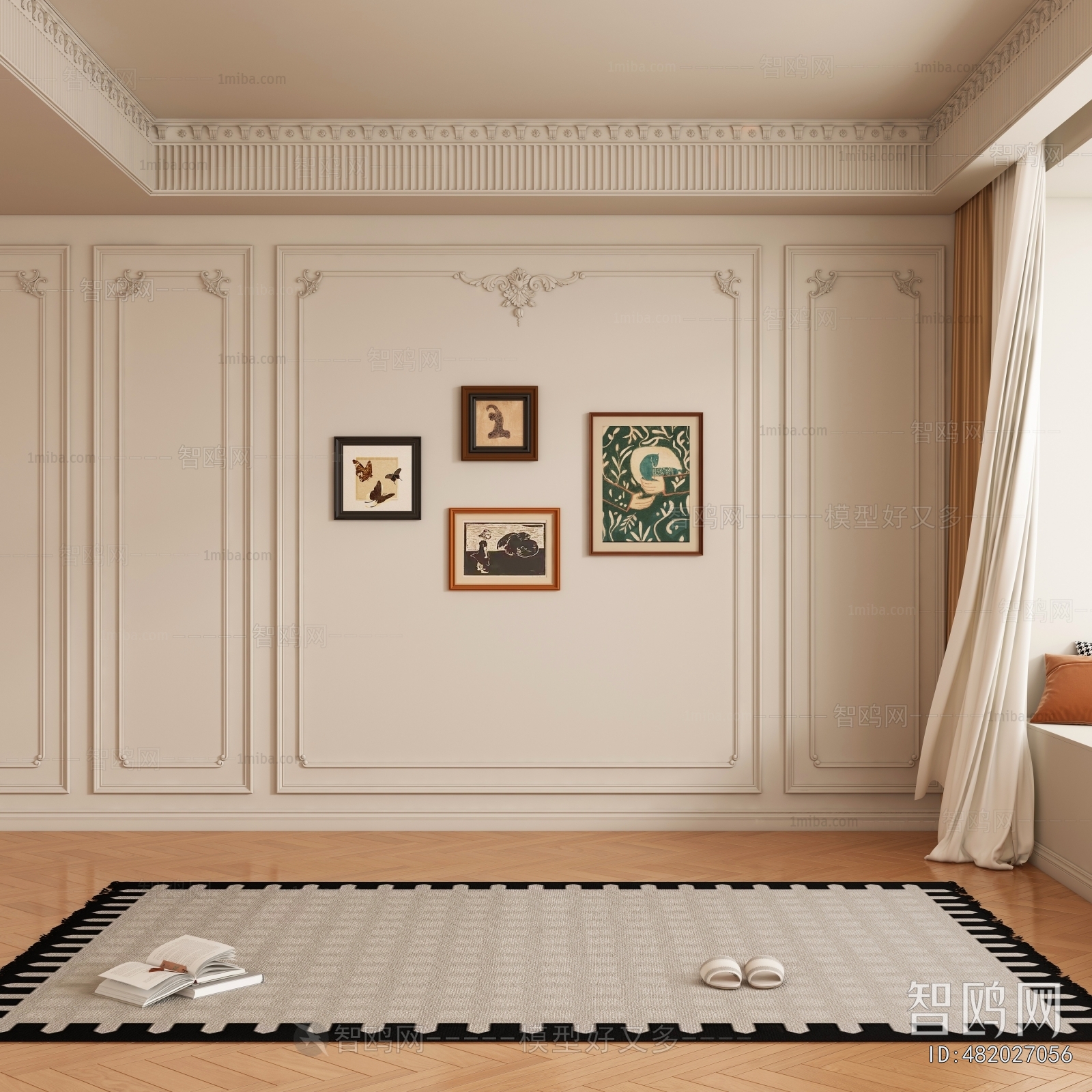 French Style TV Wall