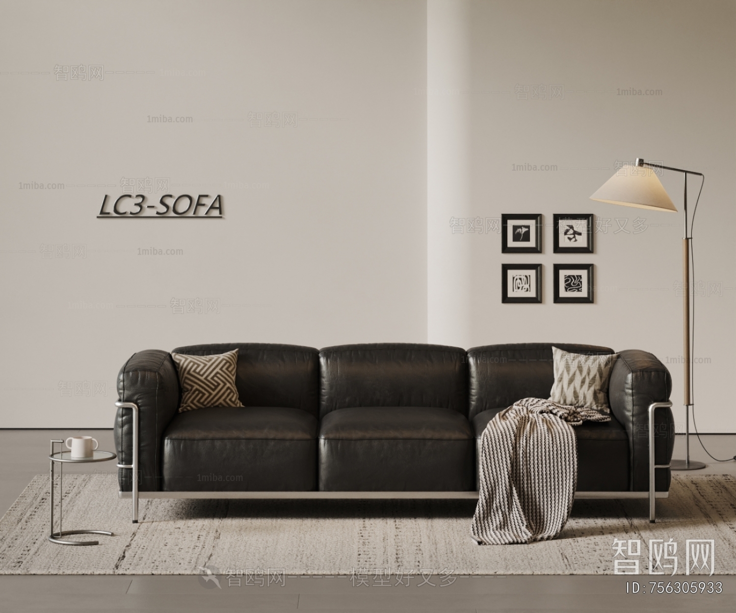 Modern Three-seat Sofa