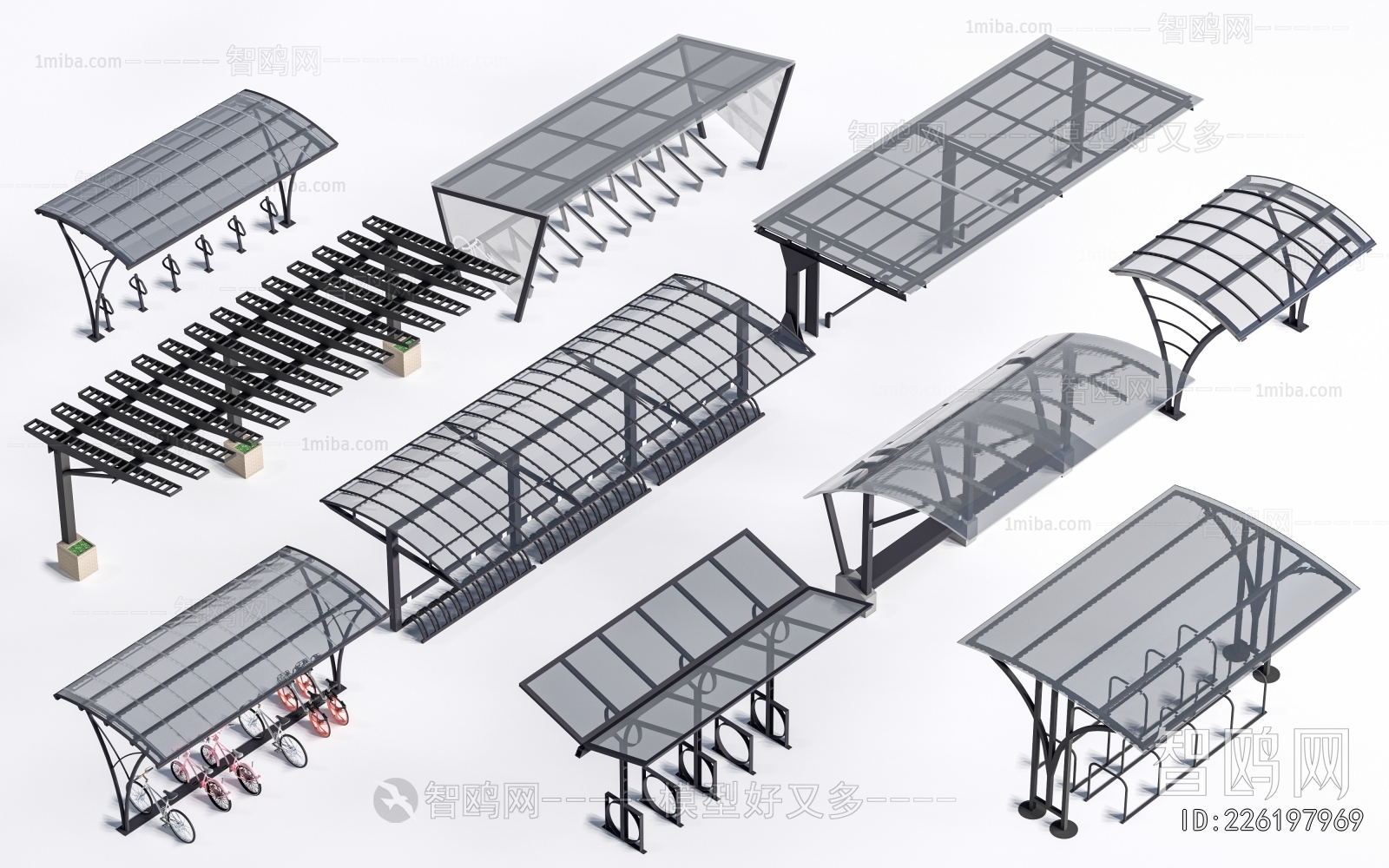 Modern Outdoor Parking Lot