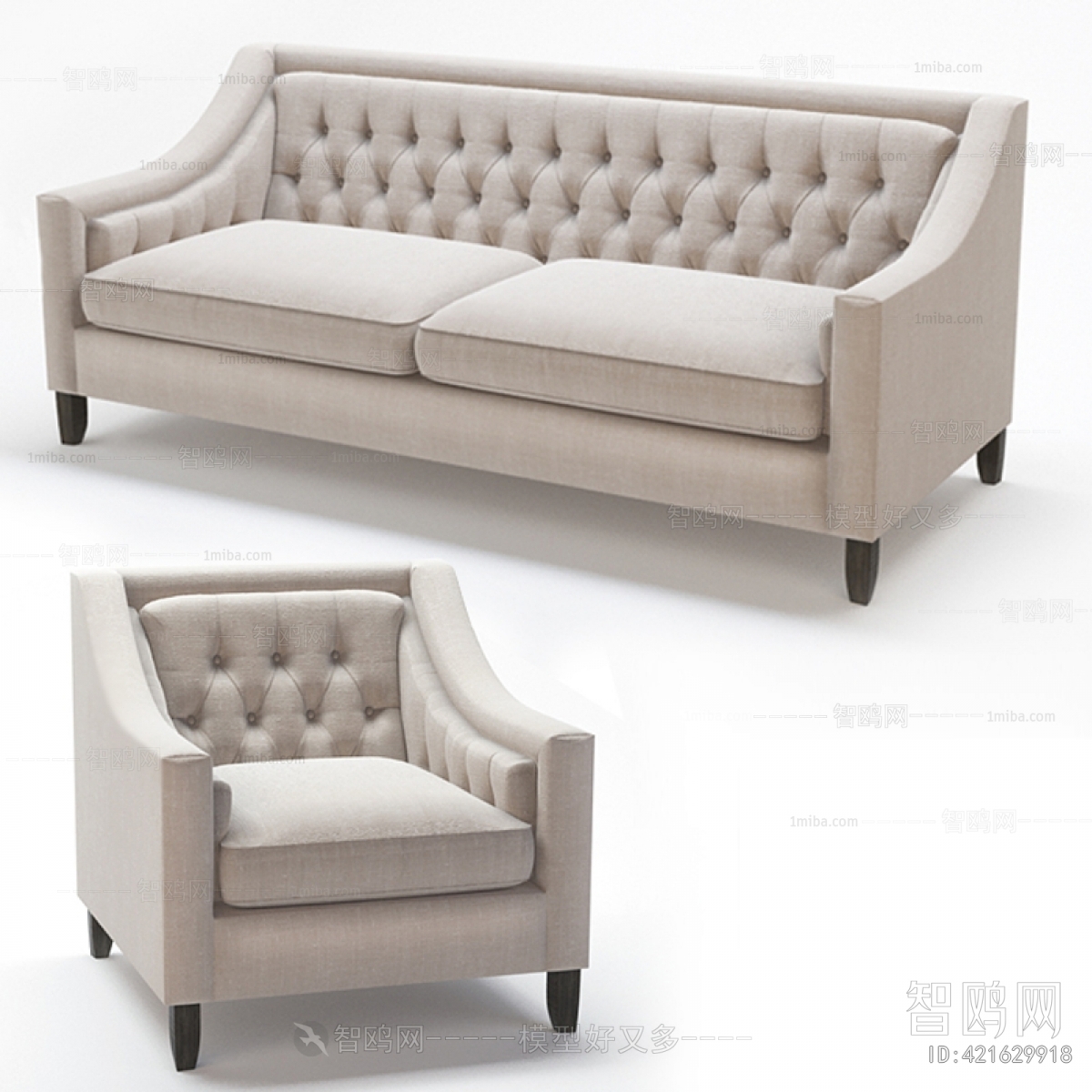 American Style Single Sofa