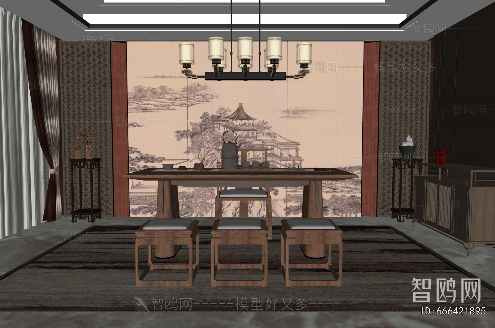 New Chinese Style Tea House