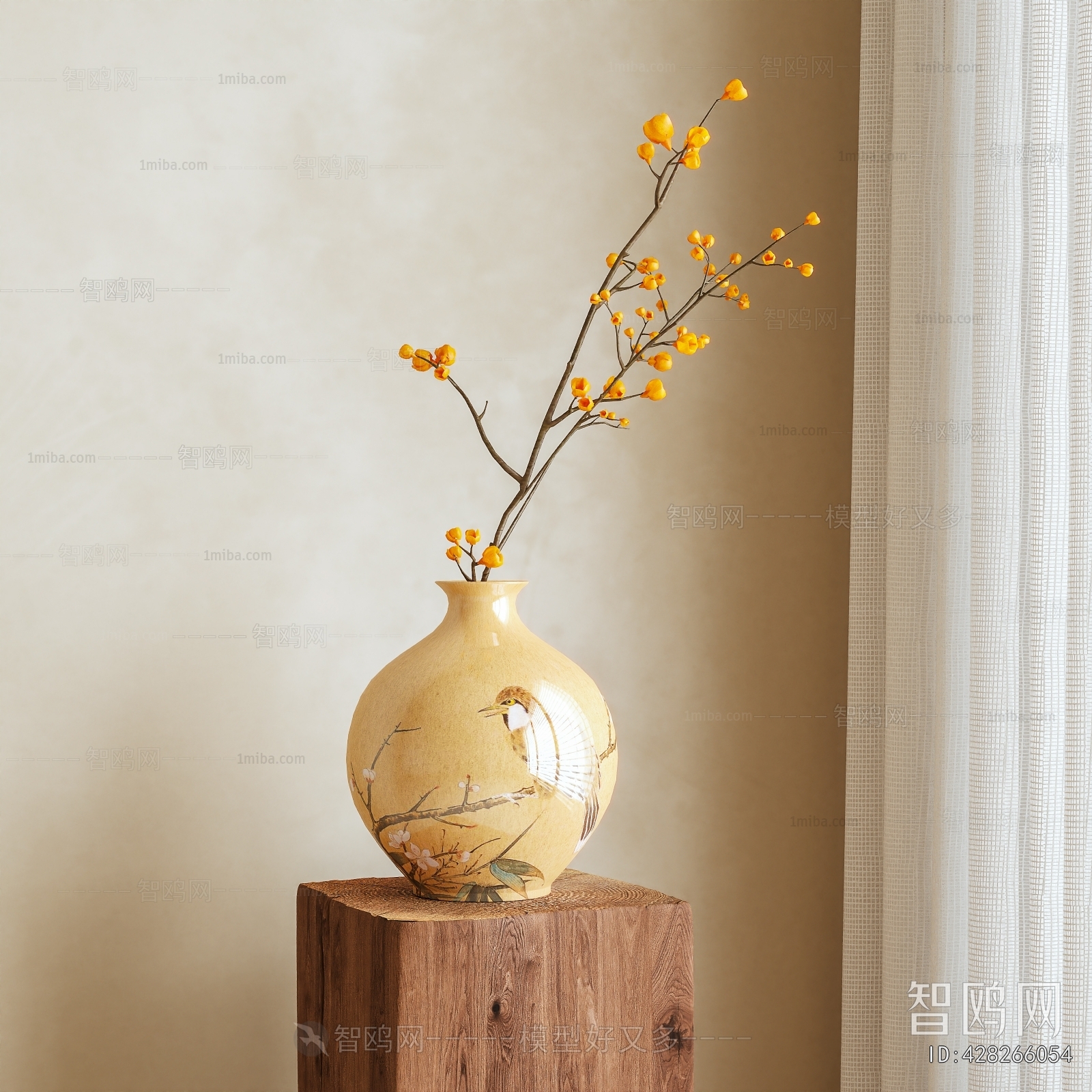 New Chinese Style Flower Arrangement