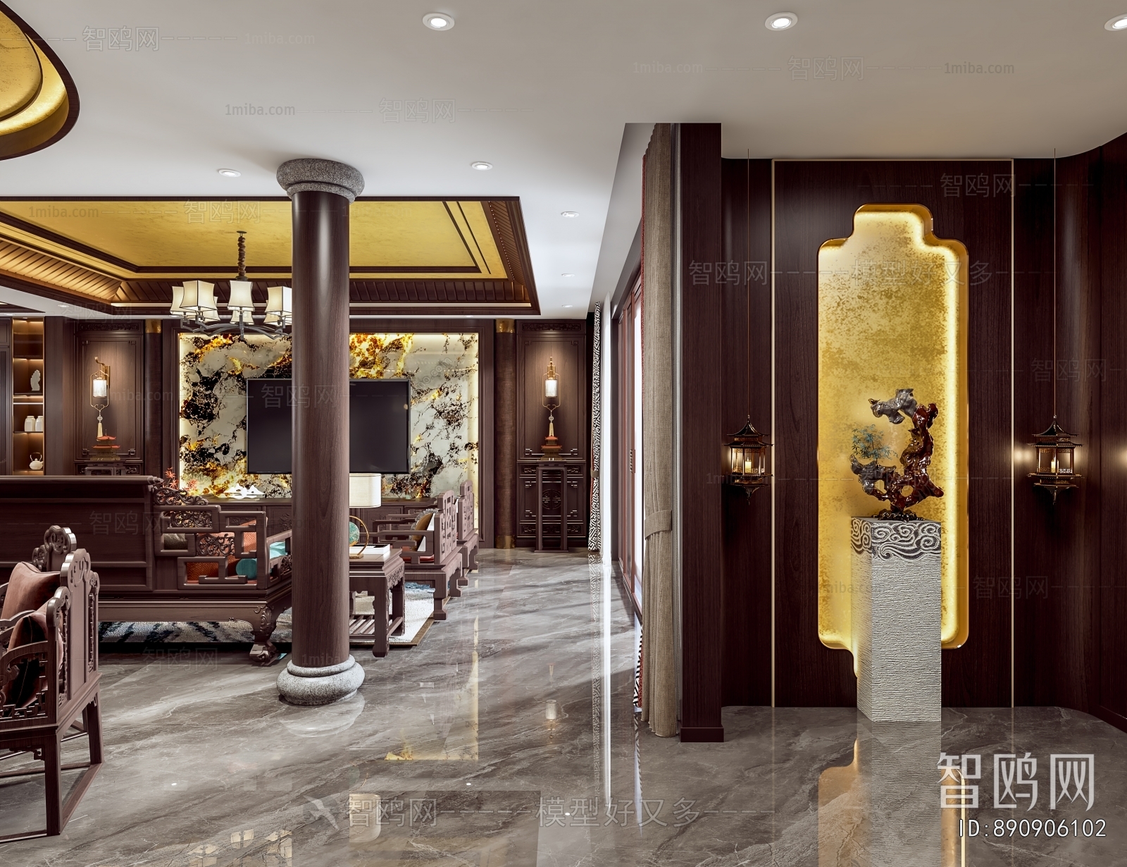 Chinese Style A Living Room