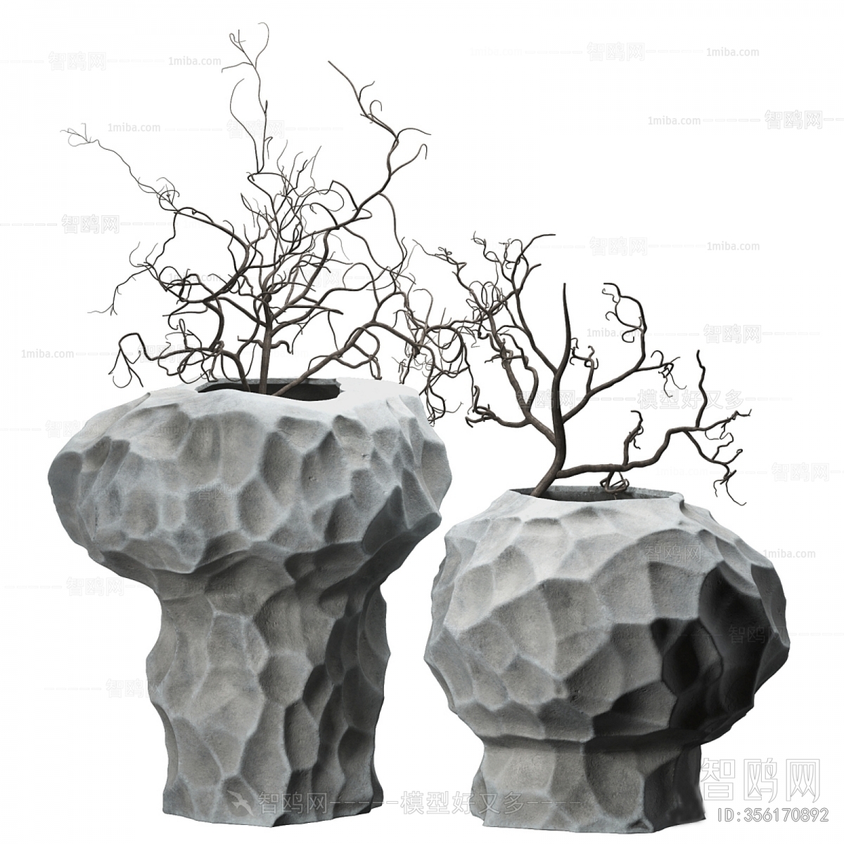 Wabi-sabi Style Dried Branch