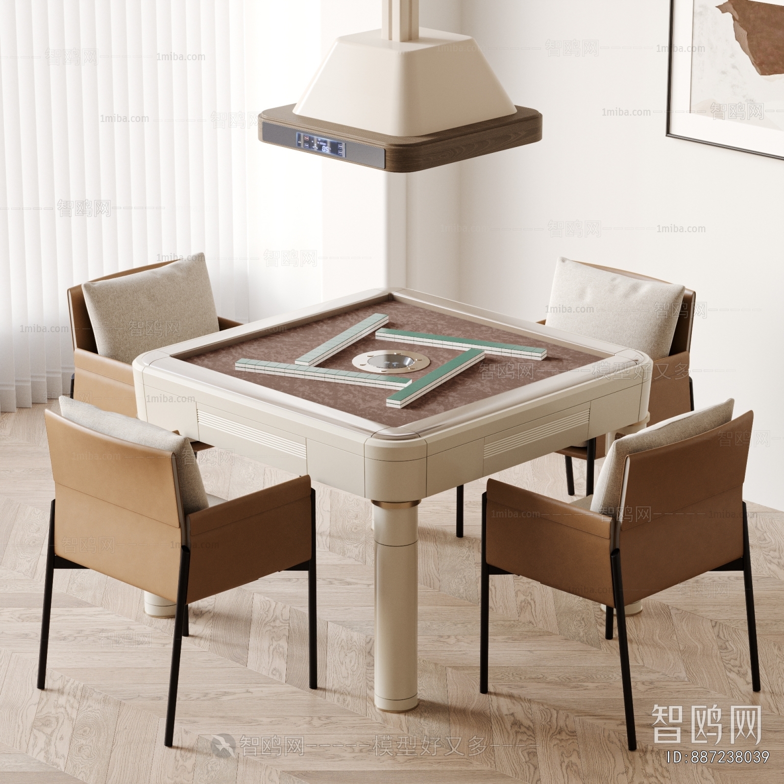 Modern Mahjong Tables And Chairs