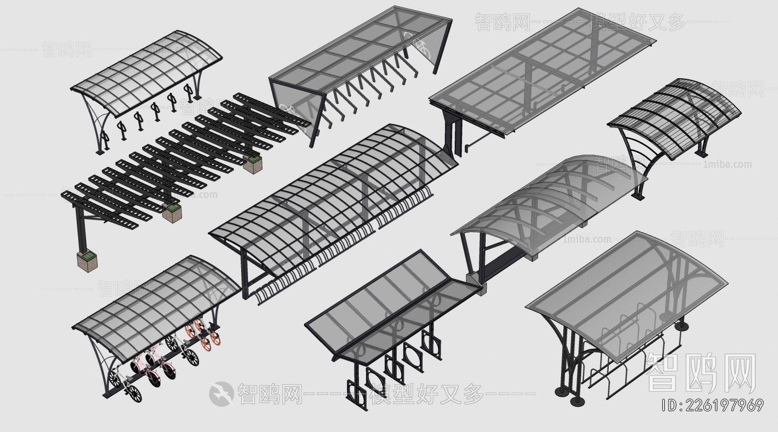 Modern Outdoor Parking Lot