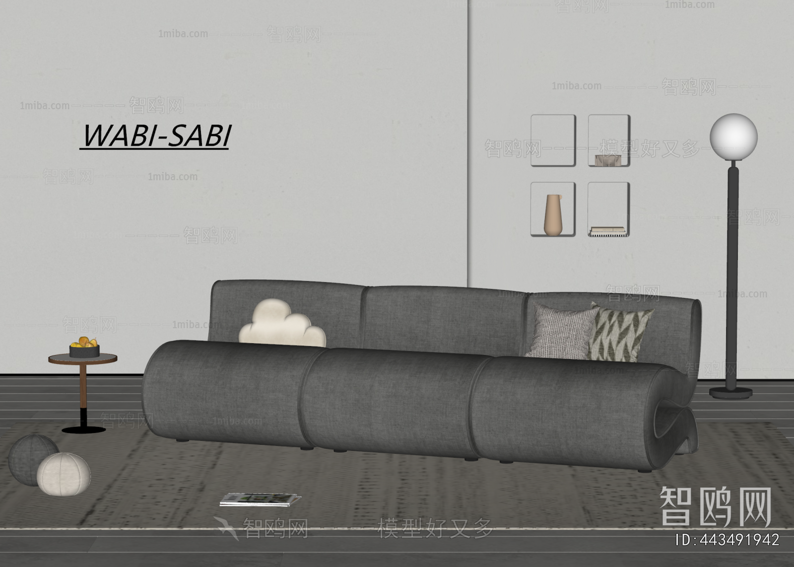 Modern Three-seat Sofa