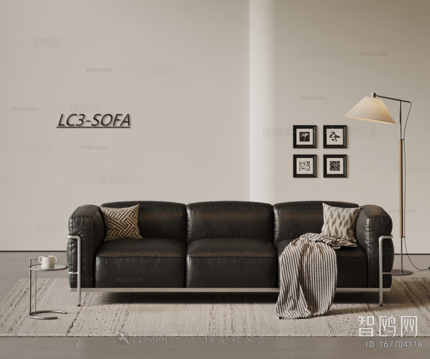 Modern Three-seat Sofa