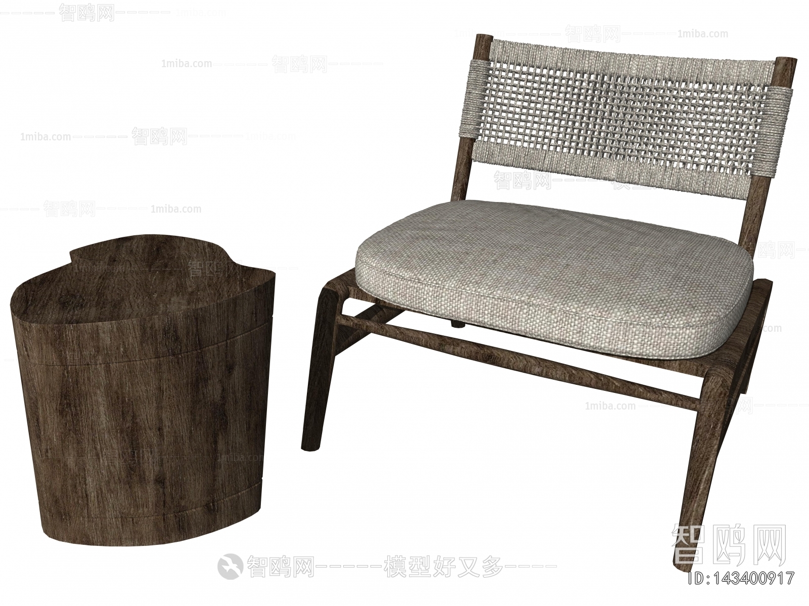 New Chinese Style Lounge Chair