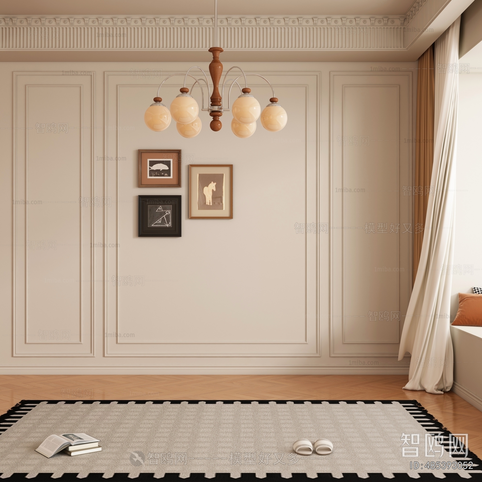 French Style TV Wall