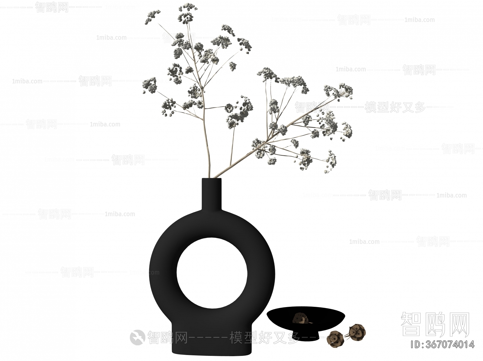 Wabi-sabi Style Dried Branch