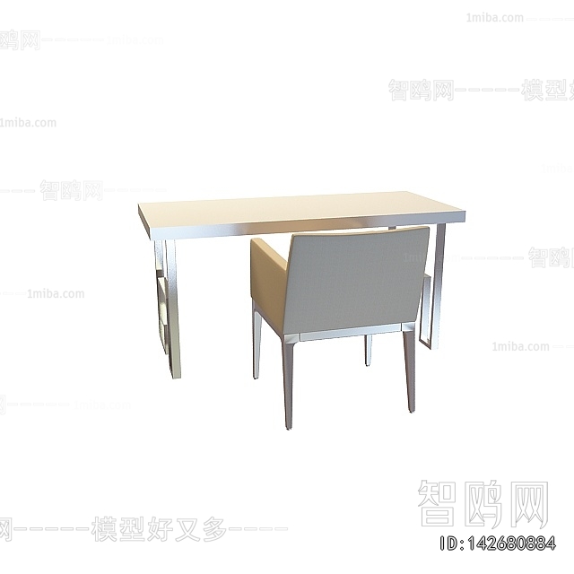 New Chinese Style Computer Desk And Chair