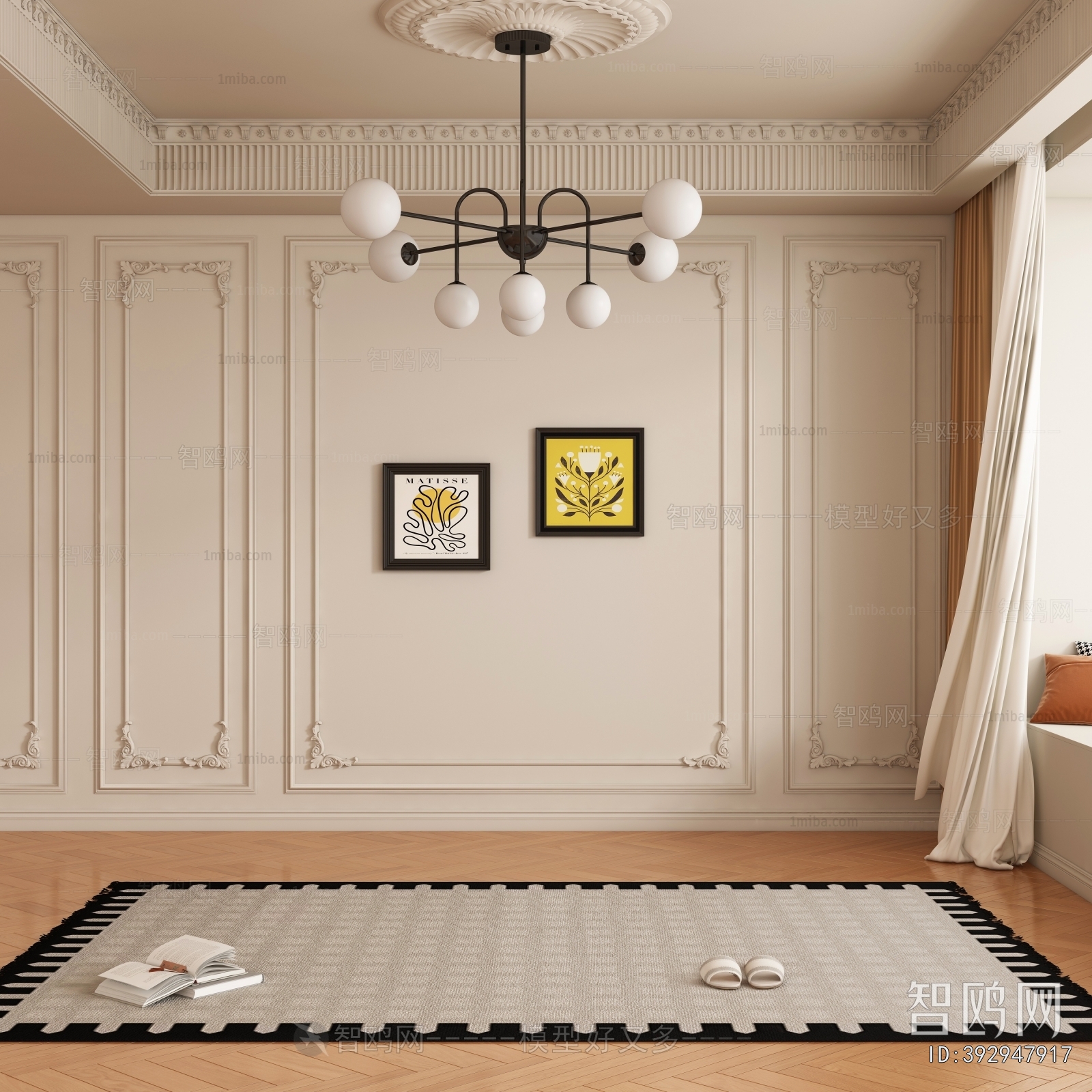 French Style TV Wall