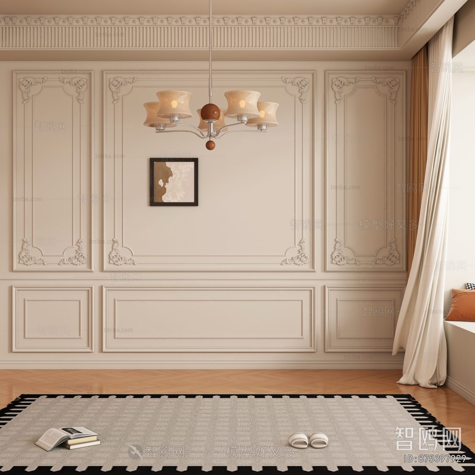 French Style TV Wall