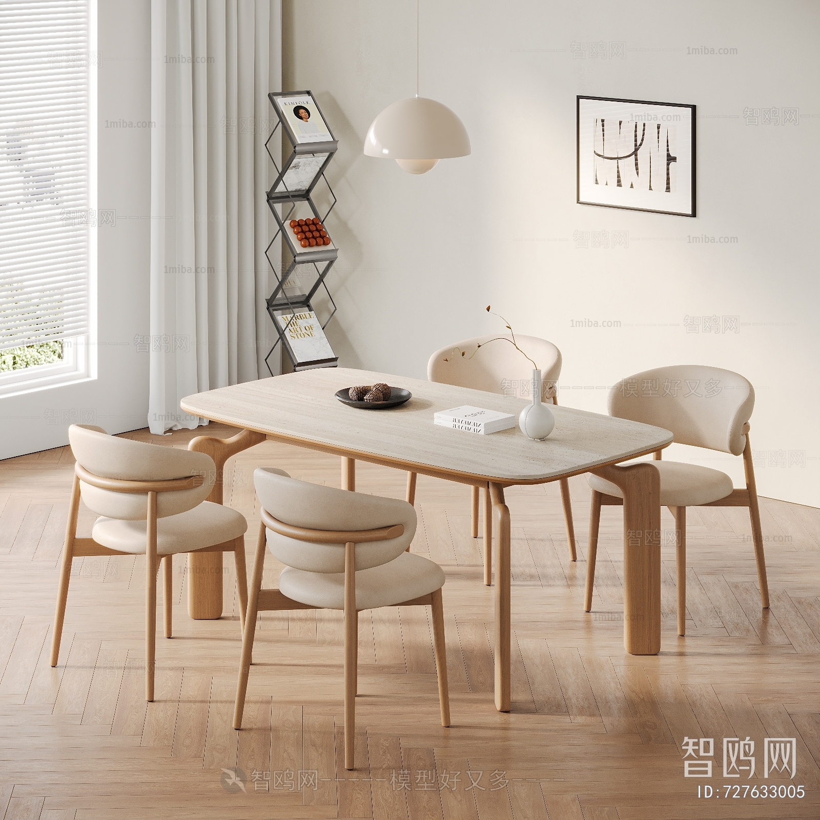 Nordic Style Dining Table And Chairs