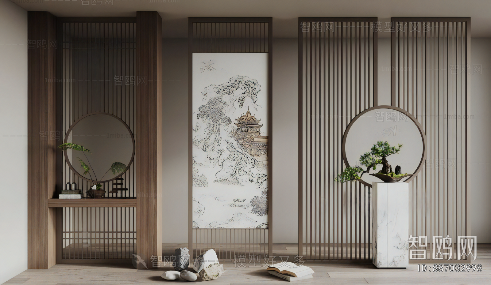 New Chinese Style Partition