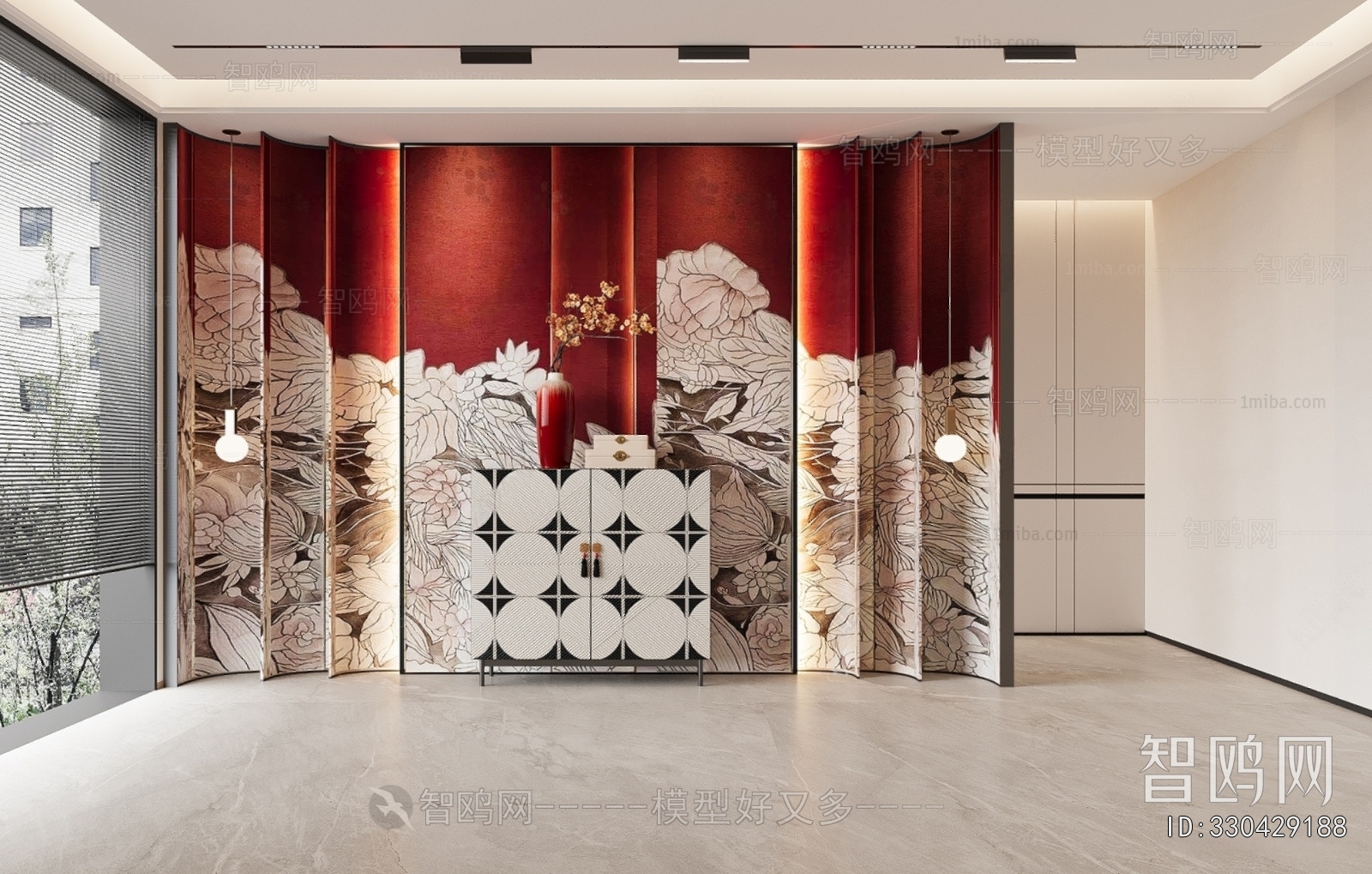 New Chinese Style Hallway