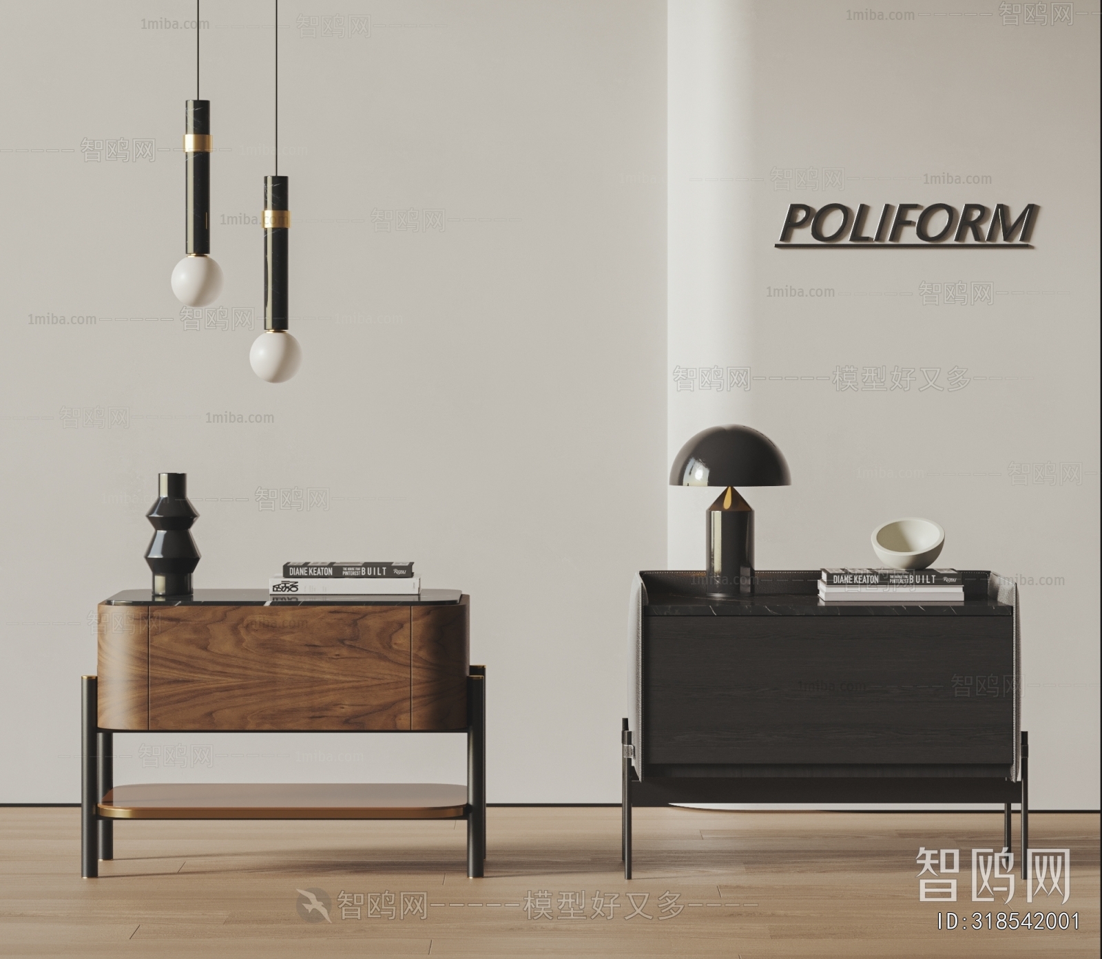 Modern Bedside Cupboard